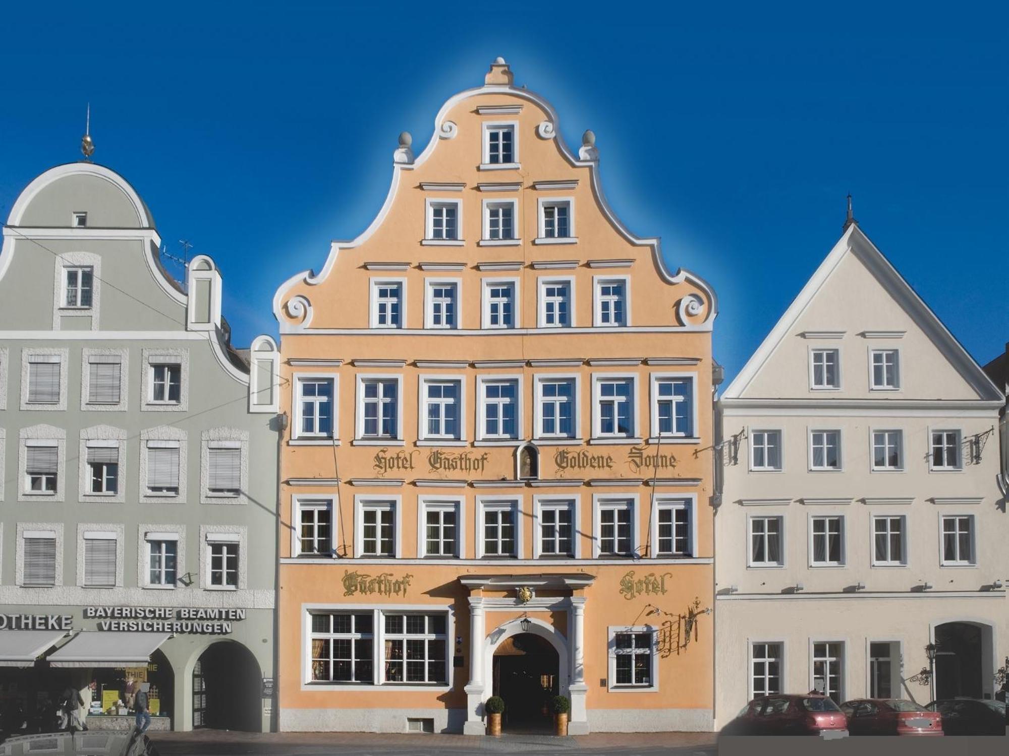 Hotel Goldene Sonne Landshut Ngoại thất bức ảnh